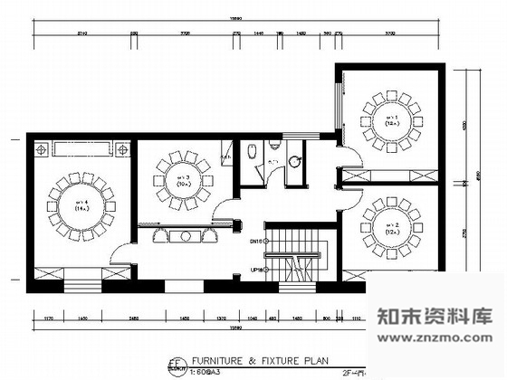 施工图新疆清新现代田园风格咖啡厅室内装修施工图含高清实景图