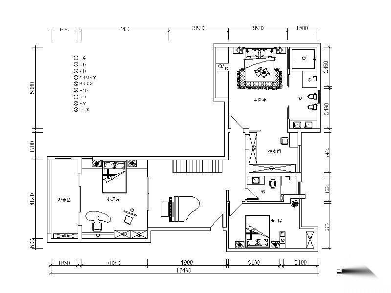 整套现代风格复式楼设计CAD施工图（含效果图） 别墅