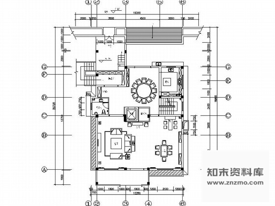 施工图浙江园林城市新中式三层别墅样板间装修施工图含效果