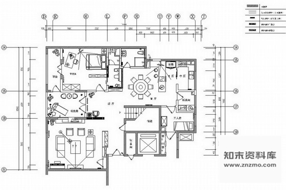 施工图北京现代豪华风格双层别墅室内装修图含实景图