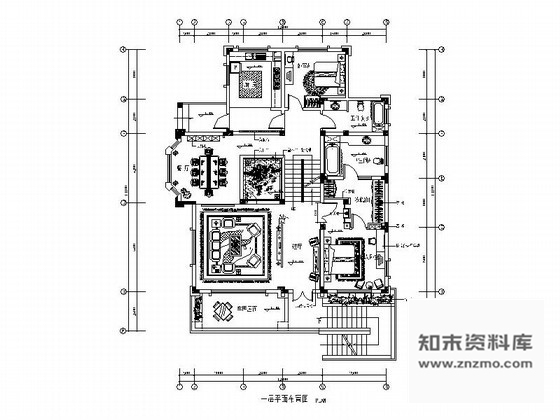 施工图双层别墅室内装饰装修图