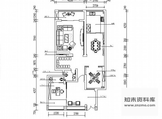 施工图乐山某高端工作室设计作品新中式豪华3层别墅室内设计CAD施工图含效果图