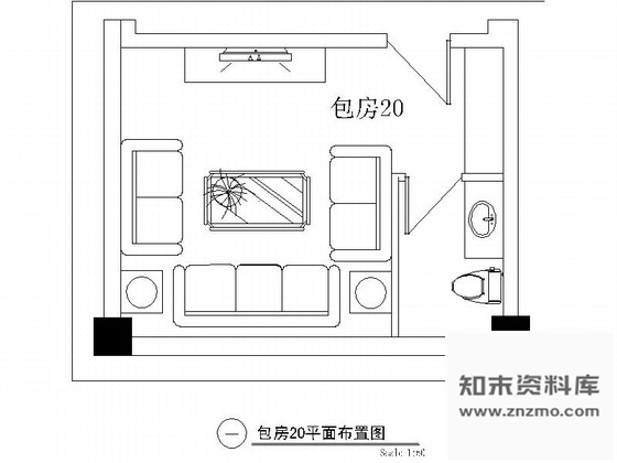 施工图某欧式娱乐会所包房20装修图