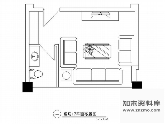 施工图某欧式娱乐会所包房17装修图