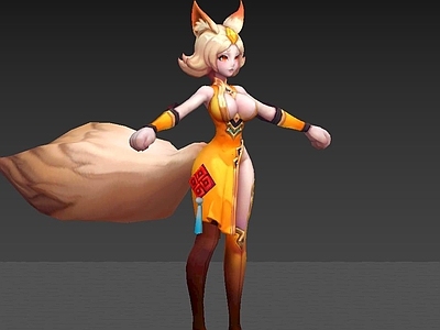 王者荣耀公孙离cg模型