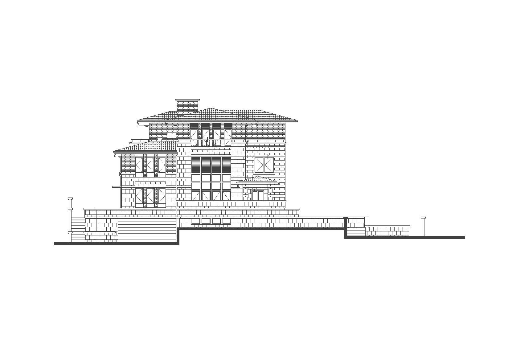 [福建]美式草原别墅风格独栋别墅居住区方案施工图与设计...