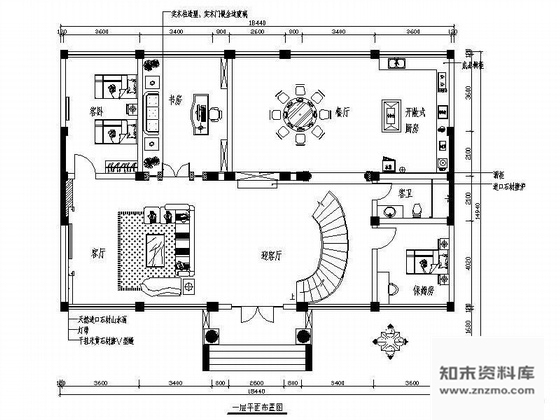 施工图双层别墅设计方案图