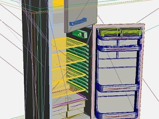 家用电冰箱CG模型【ID:168967143】