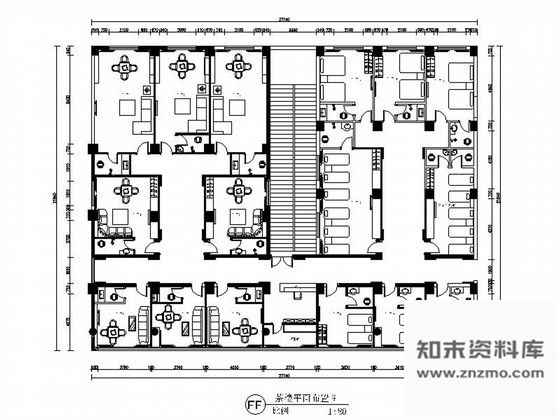 施工图广东名山之中欧式风情茶楼室内装修施工图含高清效果图