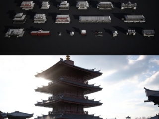 中式古建【ID:728800840】