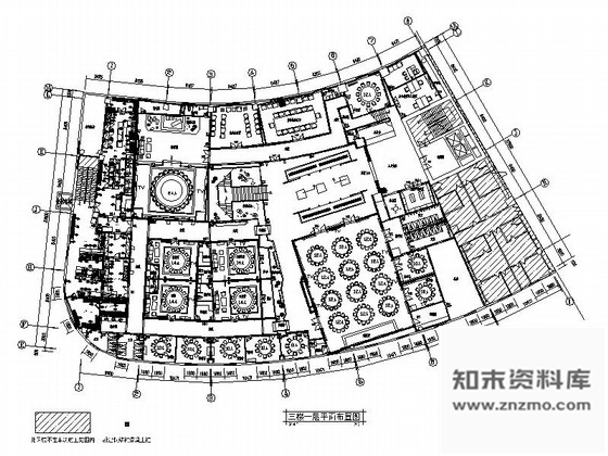 施工图北京某中式酒楼室内装修施工图含实景