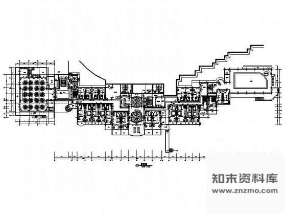 新古典主义风格酒店装修施工图含实景