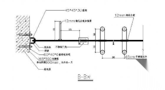 铝合金门窗节点设计图 建筑通用节点