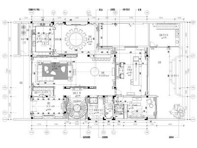 江苏1200㎡二层五居室别墅设计全套施工图