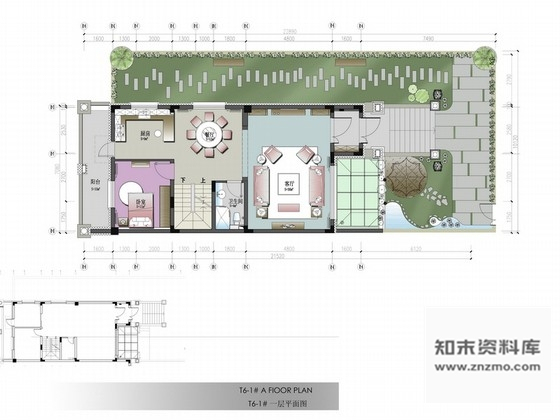 施工图哈尔滨法式风格三层联排别墅室内装修图含实景