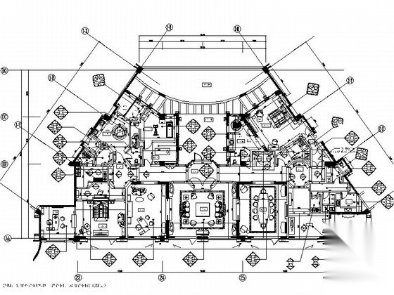 [深圳]古典精致总统套房室内设计施工图（含实景） 客房