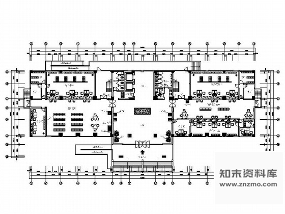 施工图苏州豪华时尚政府机关财税办公大楼室内装饰施工图含电气及给排水系统图