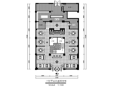 全套中式风格火锅店设计CAD施工图（含效果图）