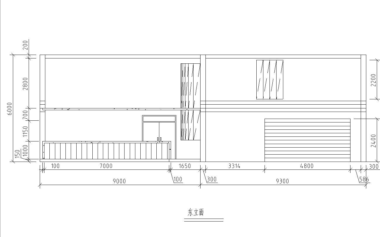 现代风格二层别墅建筑施工图设计