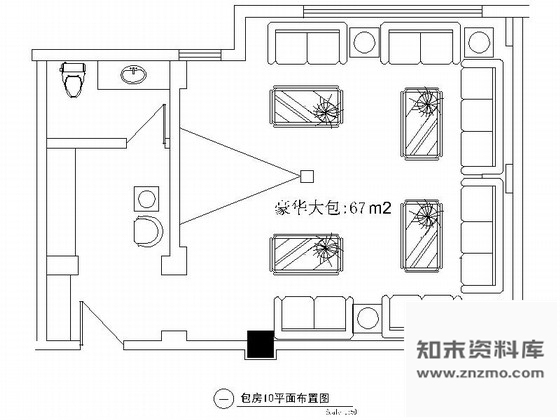 施工图某欧式娱乐会所包房10装修图