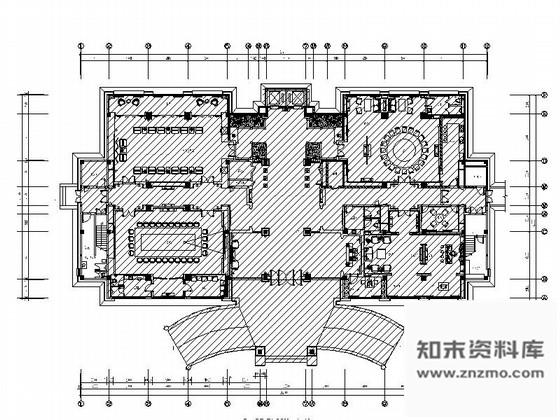 施工图江苏新古典主义风格酒店贵宾楼室内装修CAD施工图含效果