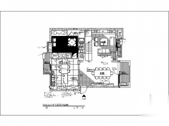 [广东]中山某三层中空复式全套施工图 别墅