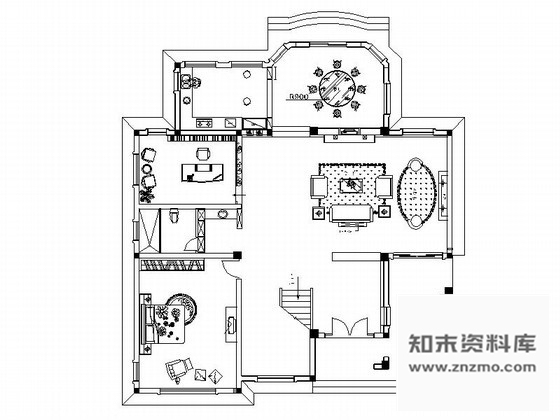 施工图某双层别墅设计方案图