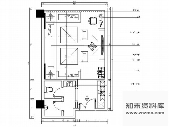 施工图北京奢华欧式会所KTV包间装修图