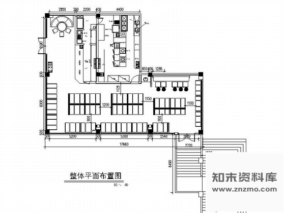 施工图厦门某中式风味餐厅室内装修施工图