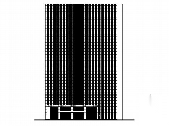 [上海]高层公寓式办公楼建筑设计施工图（含结构施工图&...