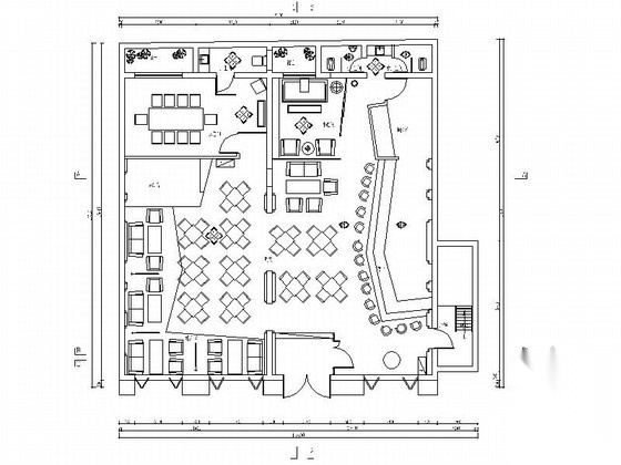 [烟台]欧洲新古典风格西餐酒吧室内装修图（含效果）