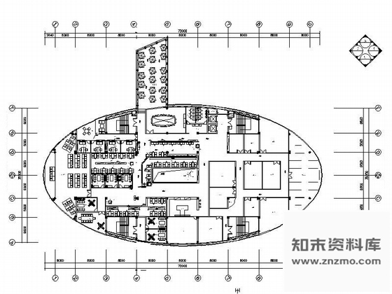 施工图成都自然风情高档现代咖啡厅装修施工图含效果