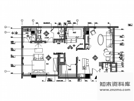 施工图重庆现代简约酒店超级豪华套房室内设计施工图