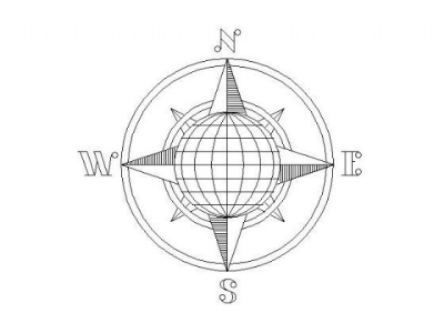 指北针总平面图下载_【知末网cad图纸库】第1页