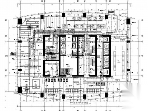 [深圳]58万平金融中心建筑给排水施工图纸（大空间智能...