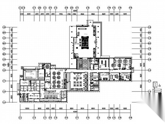 [山东]中式风格高档温泉酒店装修施工图