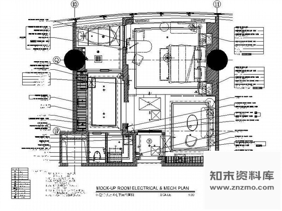 施工图五星级酒店式公寓05样板间施工图