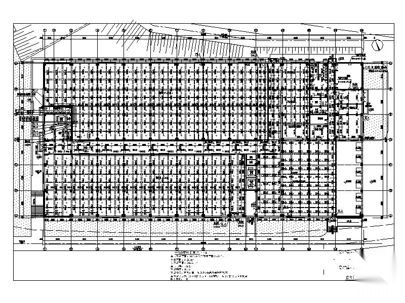 3万平方仓库给排水_消防系统设计施工图 建筑给排水