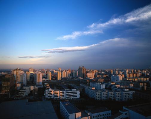 晚上城市天空贴图 晚上城市外景