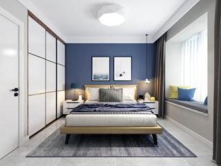 现代简约主卧室【ID:442412321】