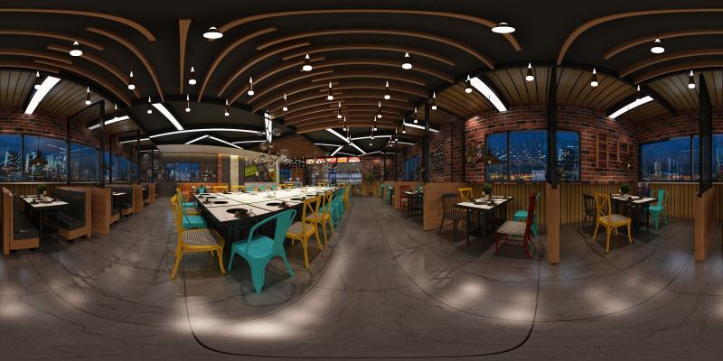 中式餐饮空间包房连包贴图贴图下载_中式餐饮空间包房连包贴图材质