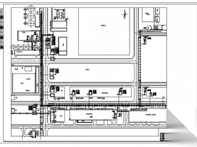 葡萄酒厂区平面图cad