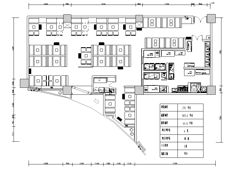 [山东]新中式风格餐厅装修全套施工图（附效果图）