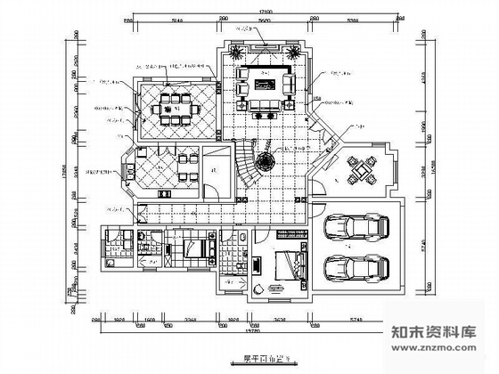 施工图双层欧式独栋别墅装修图