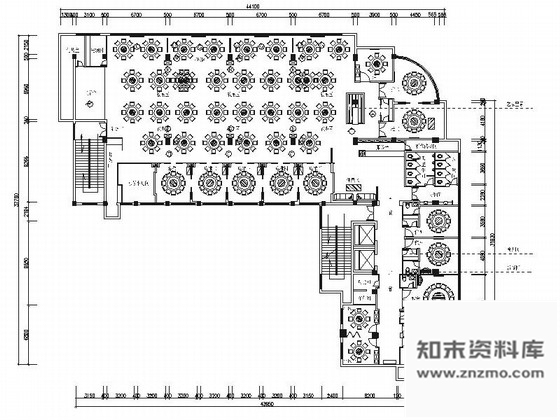 施工图成都地级市典雅中式风格酒店装修施工图