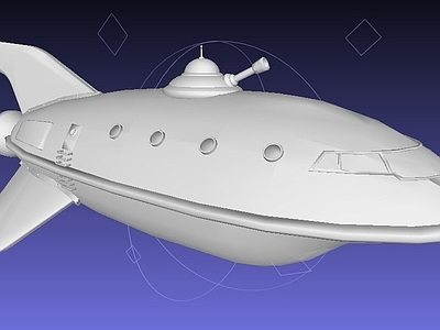 宇宙飞船（更新版）3d打印模型【ID:175181133】