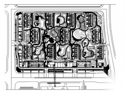 紫藤树平面图cad