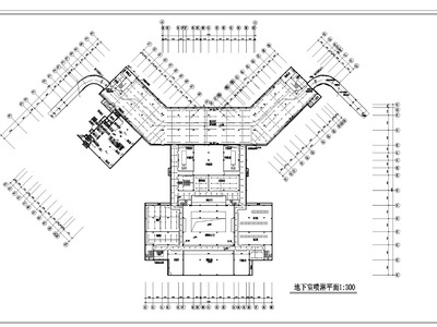 某剧院给排水消防工程CAD图纸 建筑给排水