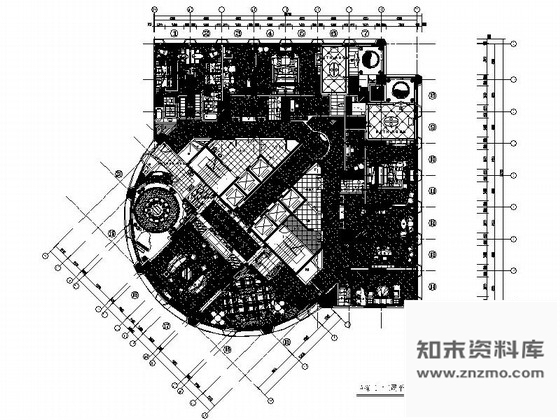 施工图广东高档现代风格五星酒店总统套房室内施工图