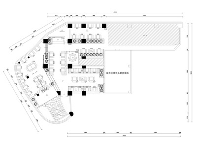 深圳850㎡中式小龙坎火锅店装饰施工图